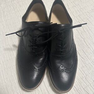 Cole Haan, Women’s Original Grand.OS, black leather wingtip, size 7